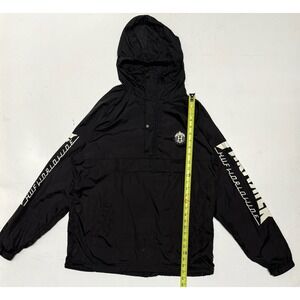 Huf x‎ Thrasher Half Button Hoodie Pockets Men's XL Black